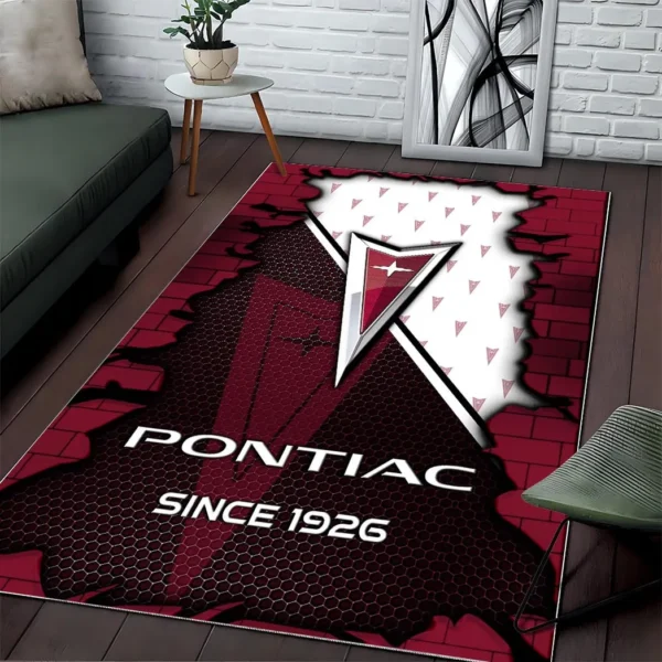 Pontiac Super Cars H2RUG0813245775 Area Rug, Carpet Floor Decor Home