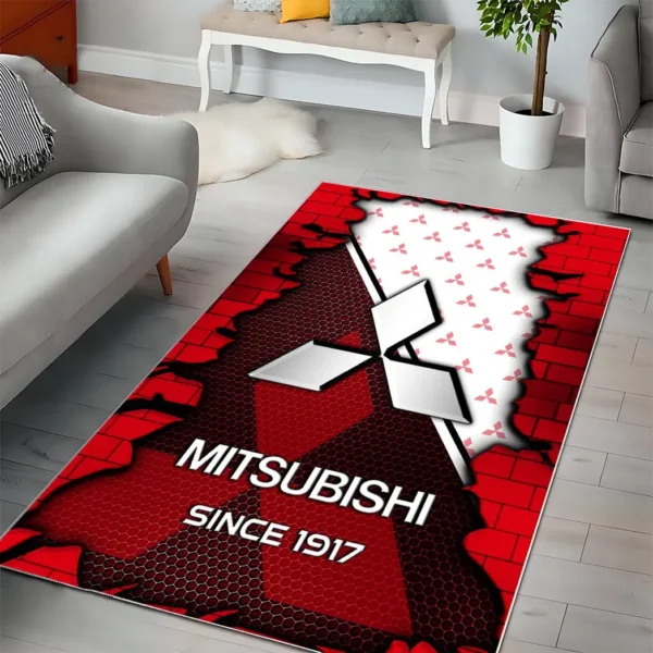 Mitsubishi Super Cars H2RUG0813245782 Area Rug, Carpet Floor Decor Home