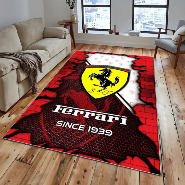 Ferrari Super Cars H2RUG0813245786 Area Rug, Carpet Floor Decor Home