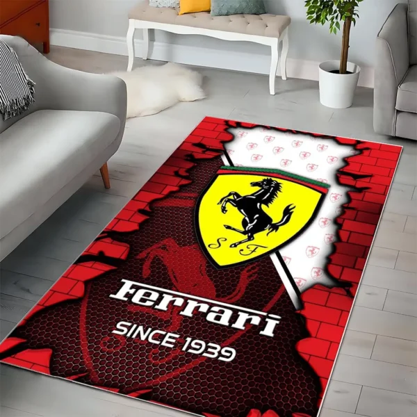 Ferrari Super Cars H2RUG0813245786 Area Rug, Carpet Floor Decor Home