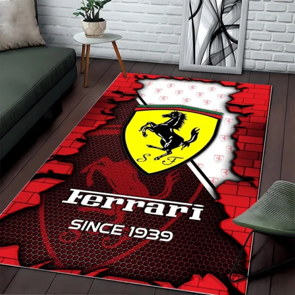 Ferrari Super Cars H2RUG0813245786 Area Rug, Carpet Floor Decor Home