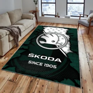 Skoda Super Cars H2RUG0813245791 Area Rug, Carpet Floor Decor Home