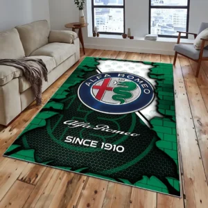 Alfa Romeo Super Cars H2RUG0813245794 Area Rug, Carpet Floor Decor Home