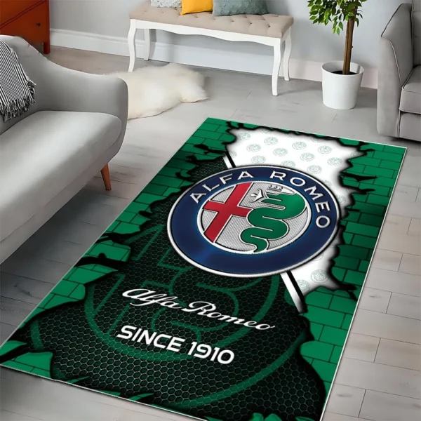 Alfa Romeo Super Cars H2RUG0813245794 Area Rug, Carpet Floor Decor Home