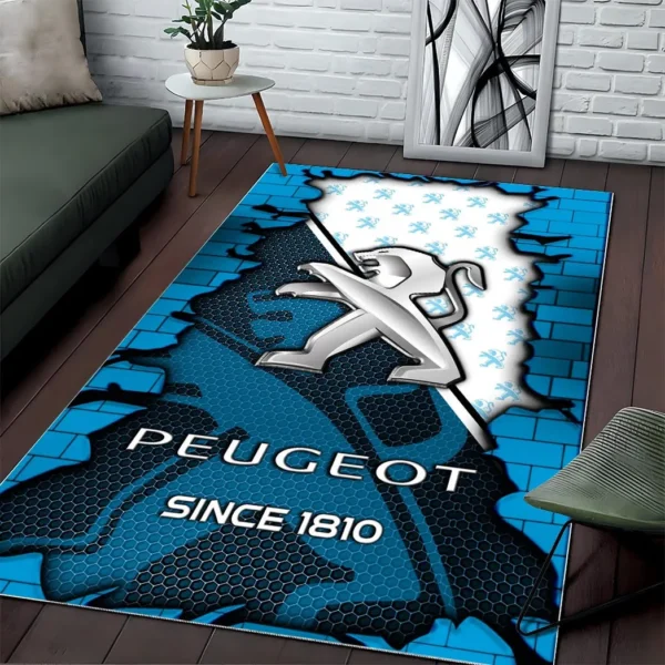 Peugeot Super Cars H2RUG0813245797 Area Rug, Carpet Floor Decor Home