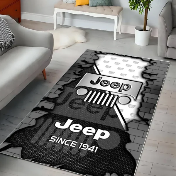 Jeep Super Cars H2RUG0813245812 Area Rug, Carpet Floor Decor Home