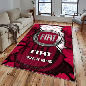 Fiat Super Cars H2RUG0813245813 Area Rug, Carpet Floor Decor Home