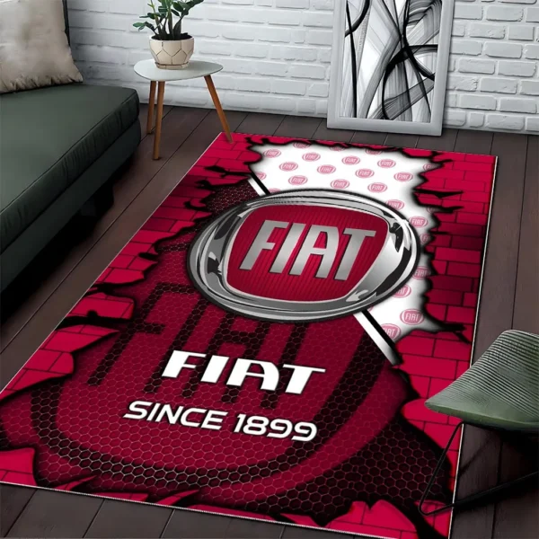 Fiat Super Cars H2RUG0813245813 Area Rug, Carpet Floor Decor Home