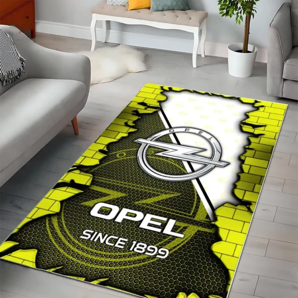 Opel Super Cars H2RUG0813245822 Area Rug, Carpet Floor Decor Home