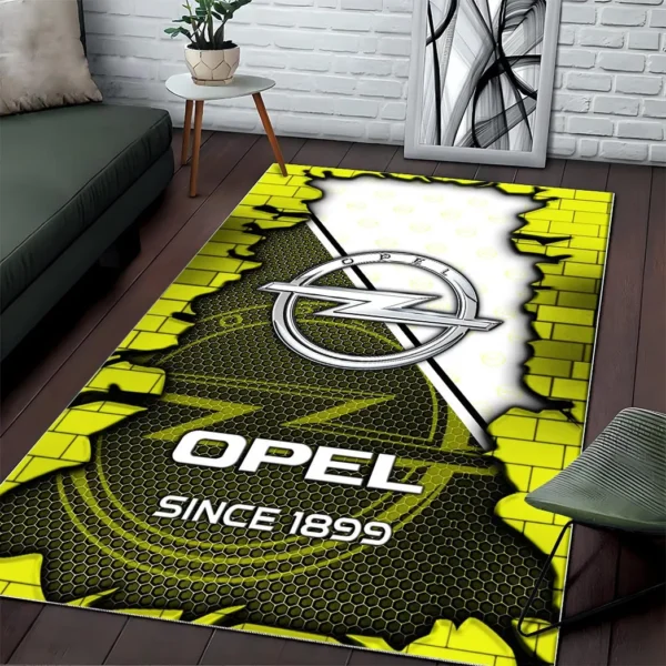 Opel Super Cars H2RUG0813245822 Area Rug, Carpet Floor Decor Home