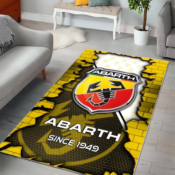 Abarth Super Cars H2RUG0813245823 Area Rug, Carpet Floor Decor Home