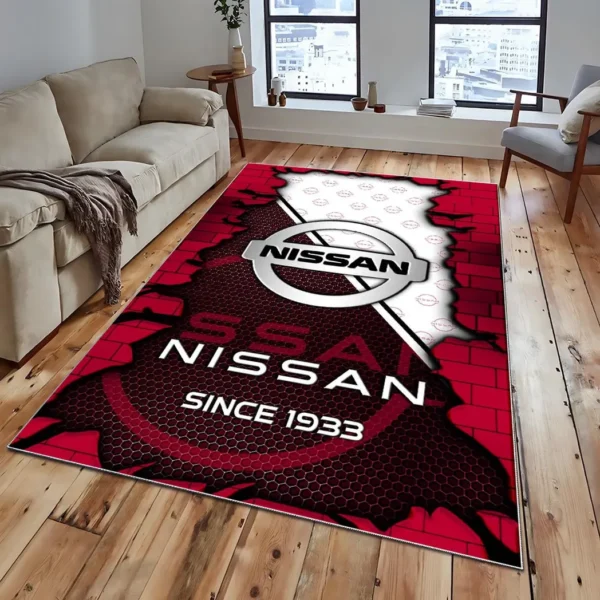 Nissan Super Cars H2RUG0813245826 Area Rug, Carpet Floor Decor Home