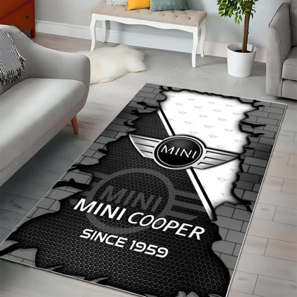 Mini Cooper Super Cars H2RUG0813245827 Area Rug, Carpet Floor Decor Home