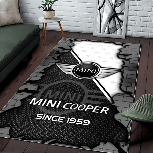 Mini Cooper Super Cars H2RUG0813245827 Area Rug, Carpet Floor Decor Home