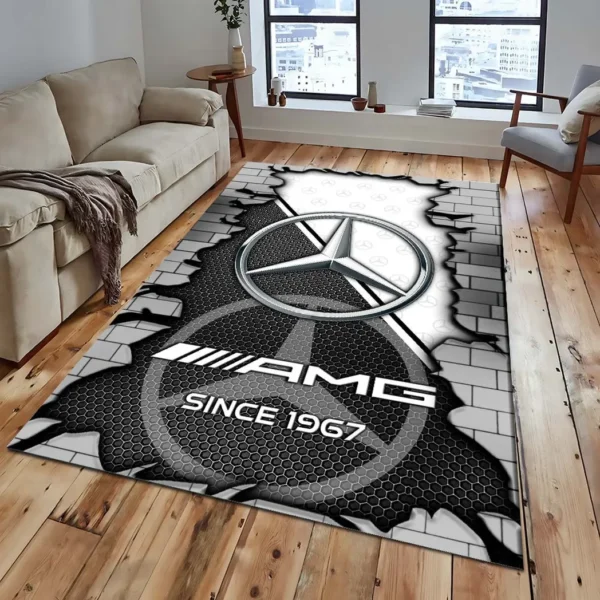 Mercedes AMG Super Cars H2RUG0813245832 Area Rug, Carpet Floor Decor Home