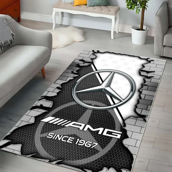 Mercedes AMG Super Cars H2RUG0813245832 Area Rug, Carpet Floor Decor Home