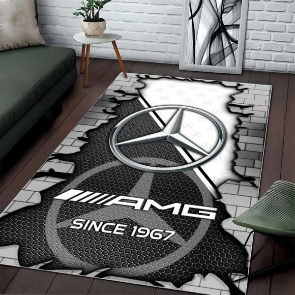 Mercedes AMG Super Cars H2RUG0813245832 Area Rug, Carpet Floor Decor Home