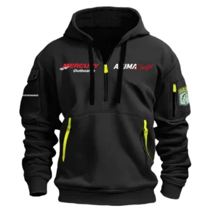 Mercury and Alumacraft Hoodie Half Zipper Masters Walleye